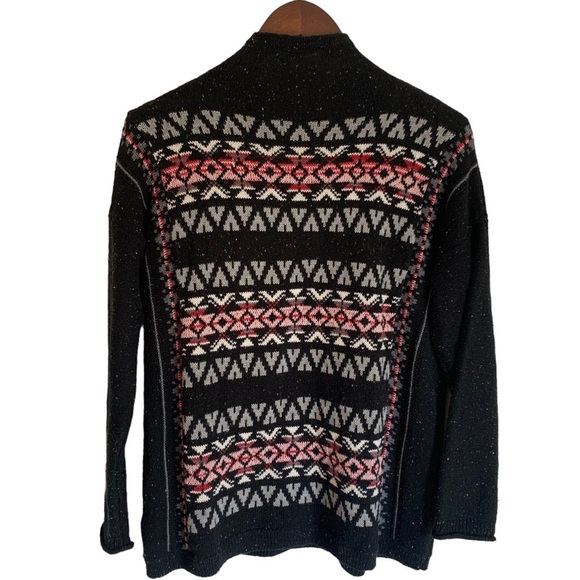 Chaps Women's Mock Neck Fair Isle Sweater Sz M - Picture 8 of 9